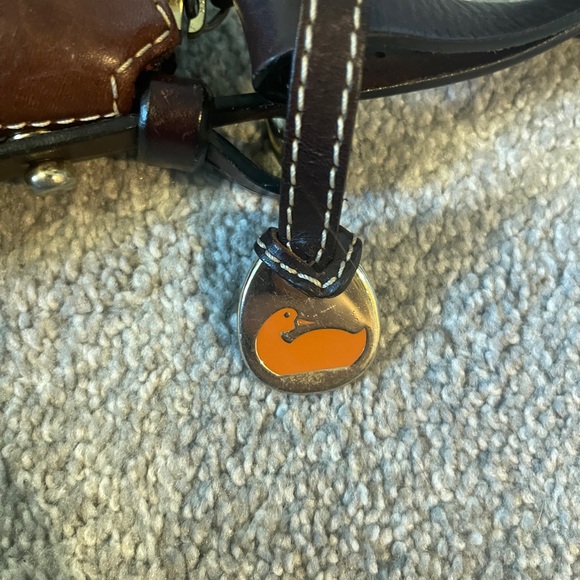 Dooney & Bourke Chocolate Brown Leather Hobo Bag - Picture 3 of 11